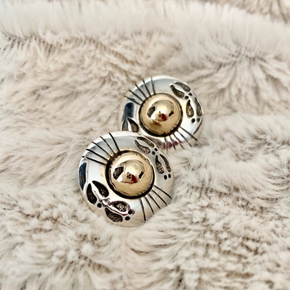 Jewelry - Sterling Two color Earrings